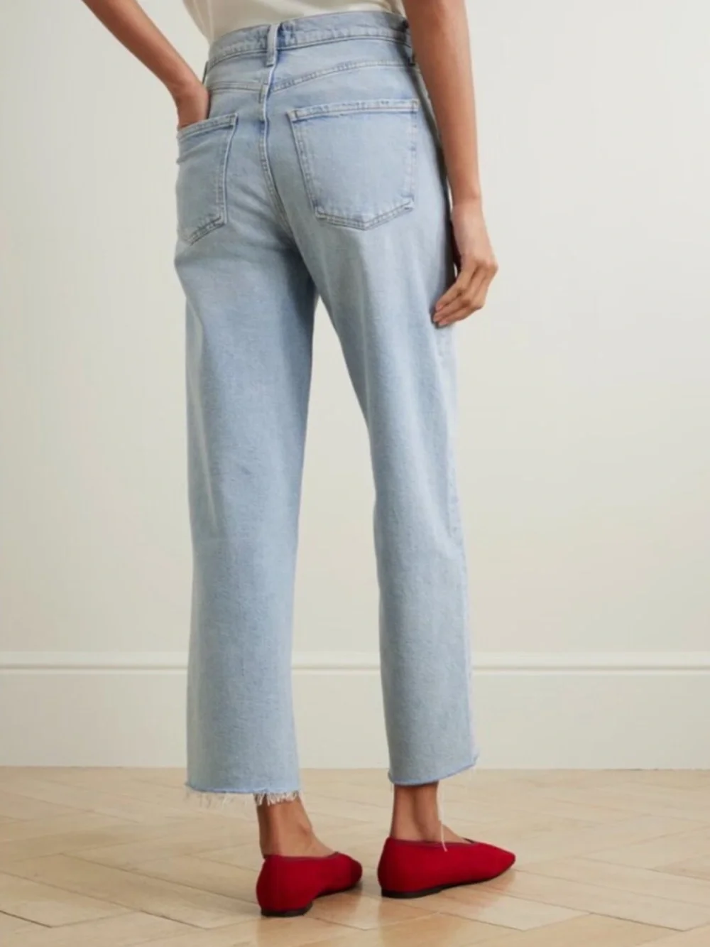 Agolde Ren High Rise Wide Leg Jeans in Beam 26 - Picture 3 of 12